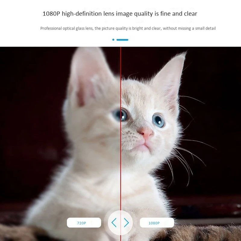 

Portable Camera, High-Definition Wireless Network Home Security Remote Monitoring Without Plug-in Power - Black