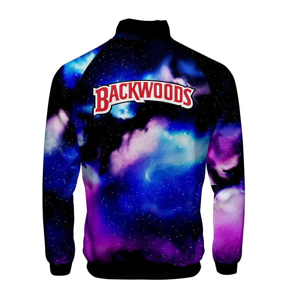 

Backwoods Casual Jacket Fashion Starry Sky Printing Sportswear Men Harajuku Autumn Spring Clothes Sweatshirt Streetwear Jacket