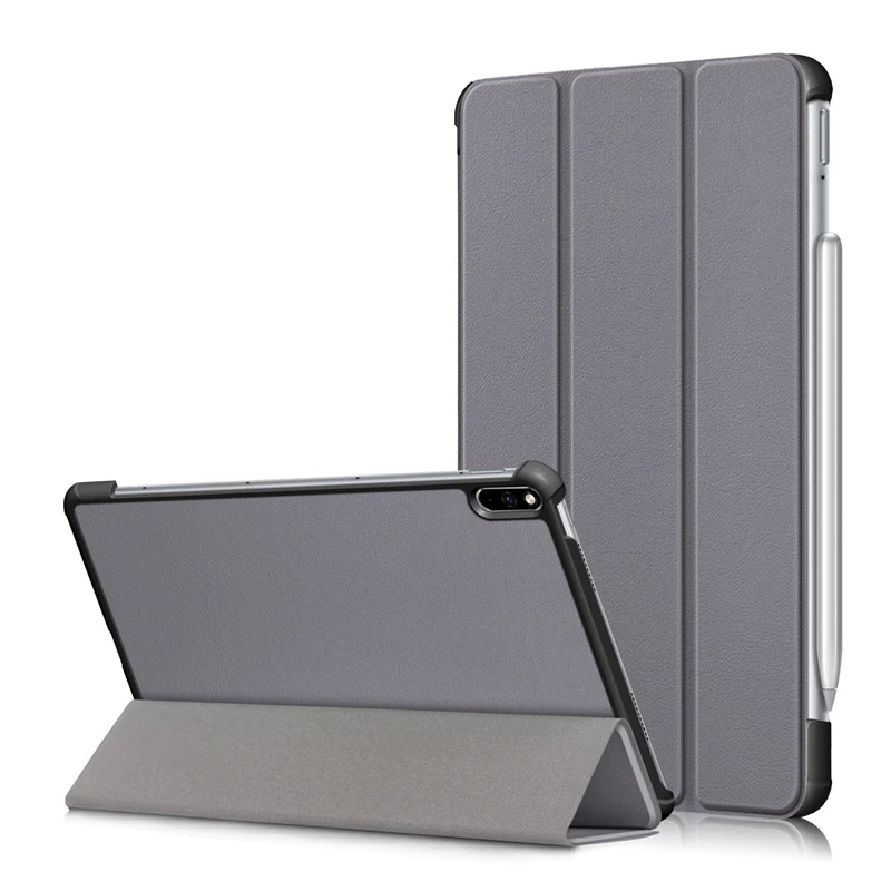 

Однотонный чехол для Huawei MatePad Pro 10,8 2019 MRX-W09 AL09 W19, складной чехол из искусственной кожи с подставкой