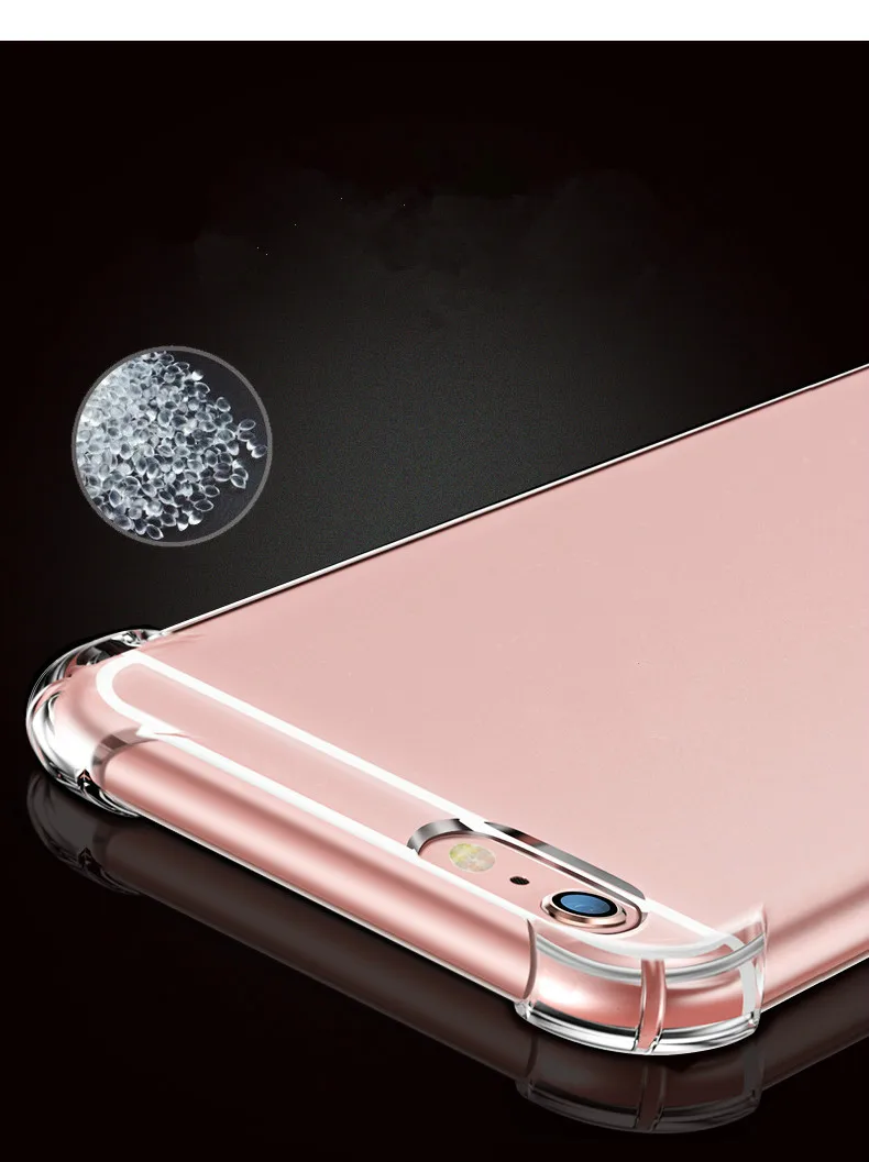 Прозрачный силиконовый мягкий ТПУ чехол для 7 7Plus 8 8Plus X XS MAX XR Прозрачный чехол для телефона для iPhone 11 Pro Max 5 5S SE 6 6s Plus чехол
