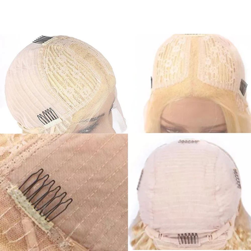 

Virgin Brazilian Human Hair Wigs Ombre Pink T Part Lace Frontal Wig 150 180 Density Preplucked Hairline