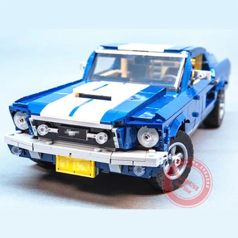 Создатель эксперт Ford Mustang fit technic набор строительных блоков Кирпичи собранные DIY игрушки подарки на день рождения
