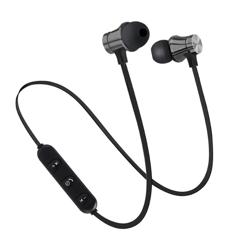 Bluetooth V4.2 Беспроводная стерео Спортивная гарнитура для iPhone X XS 7 8 samsung S8 S9 S10 Xiaomi 9 водонепроницаемые наушники с микрофоном - Цвет: Black