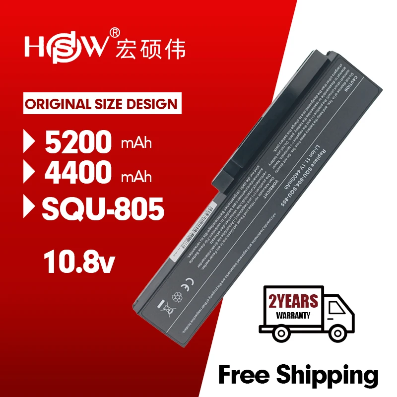 HSW 5200mAh laptop Battery for LG R410 R510 R560 SQU-804/805 SQU 807 SW8-3S4400-B1B1 3UR18650-2-T0144 3UR18650-2-T0188 | Компьютеры и