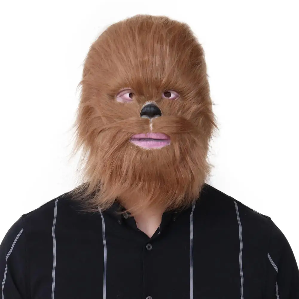 Chewbacca маска Звездные Войны Пробуждение силы маскарадный шлем с мехом