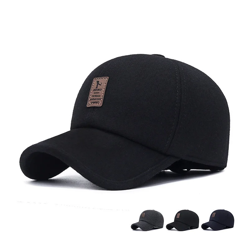 Зеленые брендовые зимние теплые хлопковые мужские наушники YU бейсболки