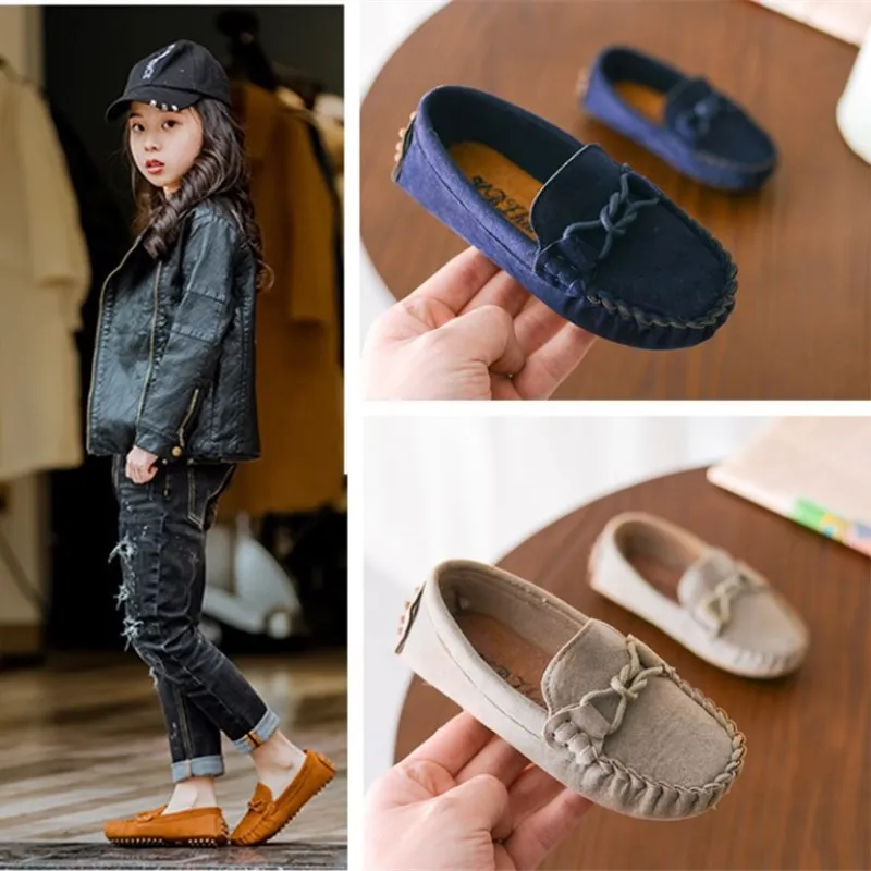

kids Loafers Shoes Sneakers For Children Spring Boys Casual Shoes Toddler Girls Soft Bottom Shoes Solid Color Soft Breathabl