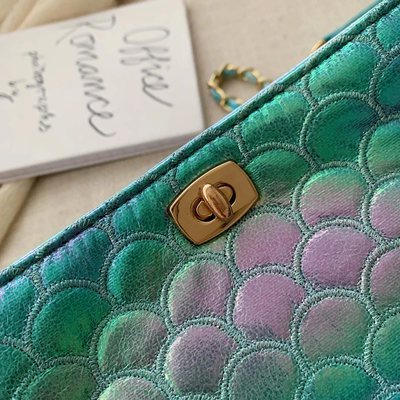 Популярная женская сумка праздничная сумка-мессенджер из искусственной кожи