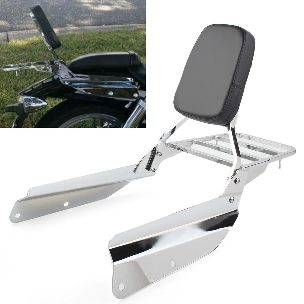 Хромированная спинка для мотоцикла с багажником Honda VTX 1300C 1800C 1800F 2005 2006 2007 2008 2009 2010