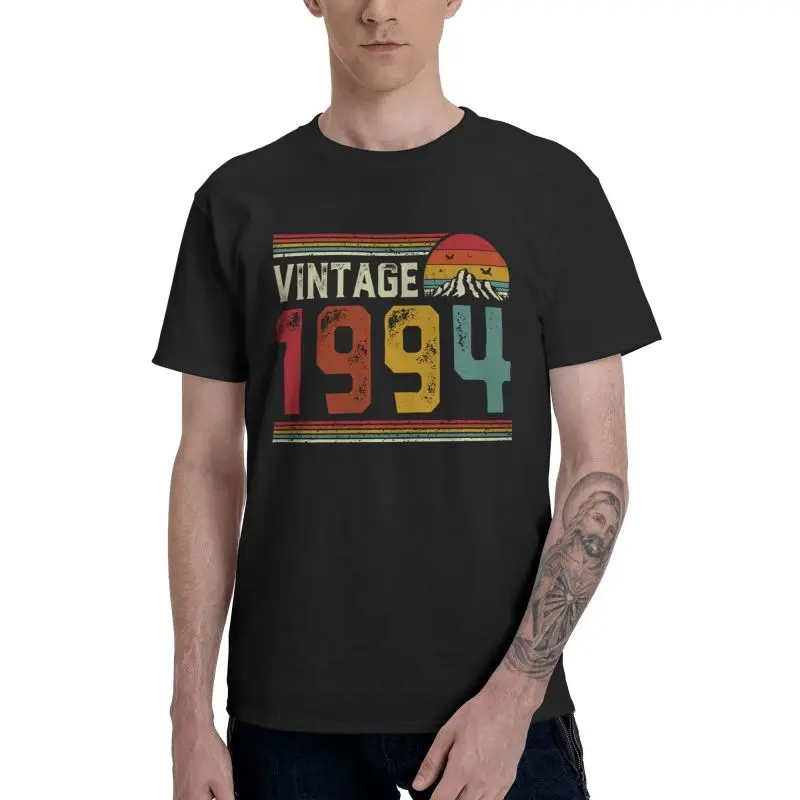 

Vintage Legends Are Born In 1994 T-Shirts Men Graphic T Shirt Short Sleeve 27th Birthday Tshirts Cotton Tees Top Clothes