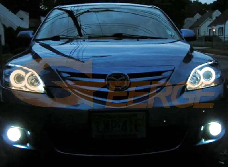 Для Mazda 3 mazda3 BK 2003 2004 2005 2006 2007 2008 ультра яркий SMD светодиодный комплект колец