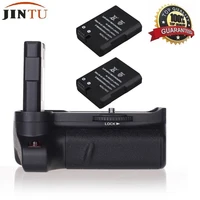 jintu multi power battery grip replacement d3400 for nikon d3400 d3500 dslr camera 2pcs en el14 decode batteries