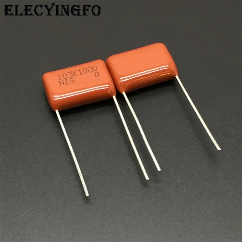 10 шт/100 шт Japan NISSEI Конденсатор CBB MMC 1000V 103 K 10% 0 01 мкФ 10nF шаг = 12 5 мм метализированная