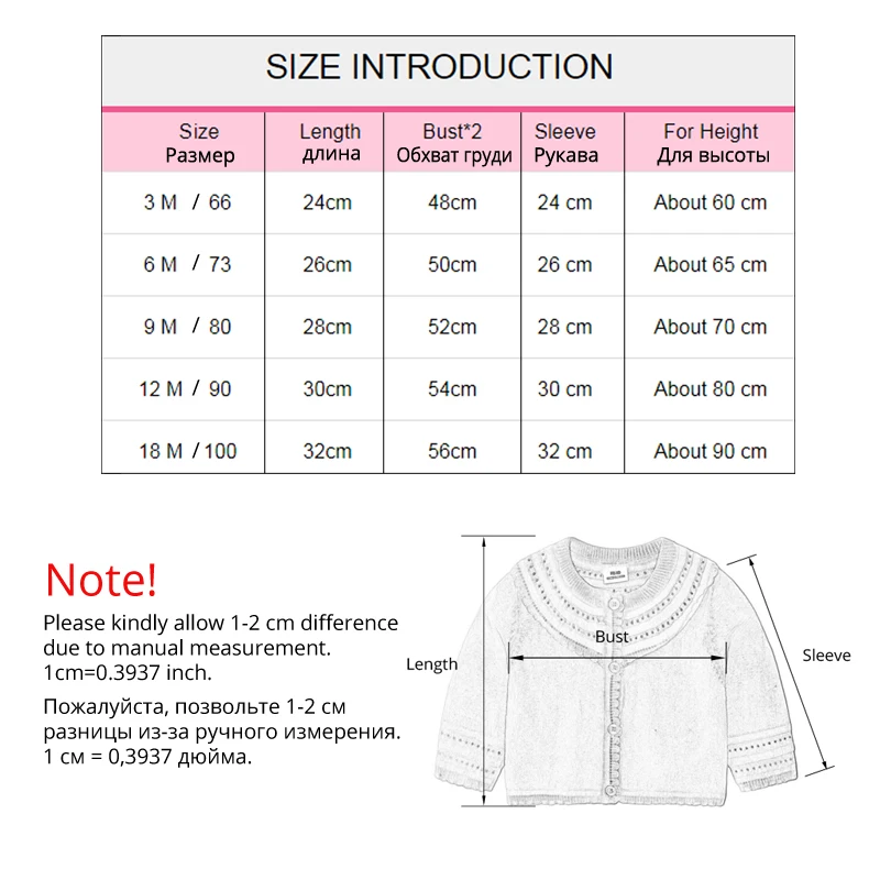 Вязаный свитер для маленьких девочек IYEAL детский хлопковый Кардиган с длинным