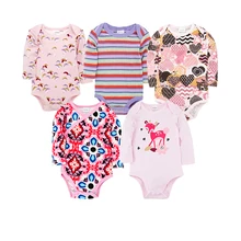 Летняя Пижама Honeyzone 5 шт./компл. Bebe дышащая хлопковая одежда для