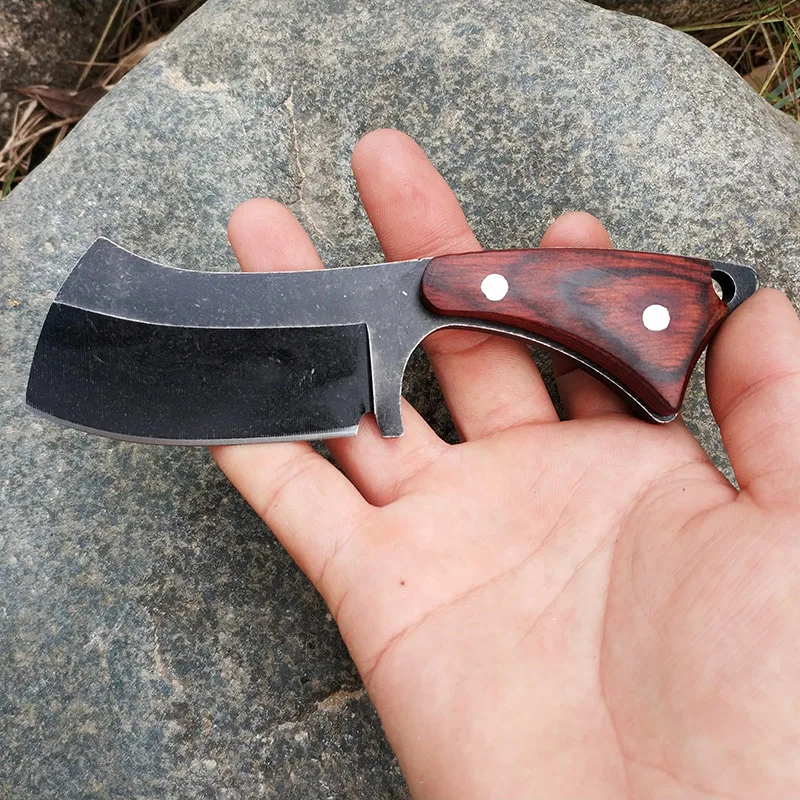 Нож с деревянной ручкой и фиксированным лезвием тактический нож для охоты