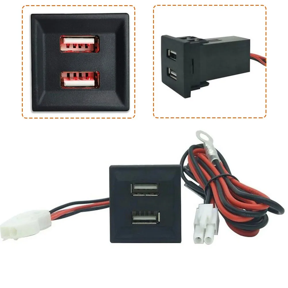 

Автомобильное зарядное устройство светильник двумя USB-портами, 12 В, 2003 А