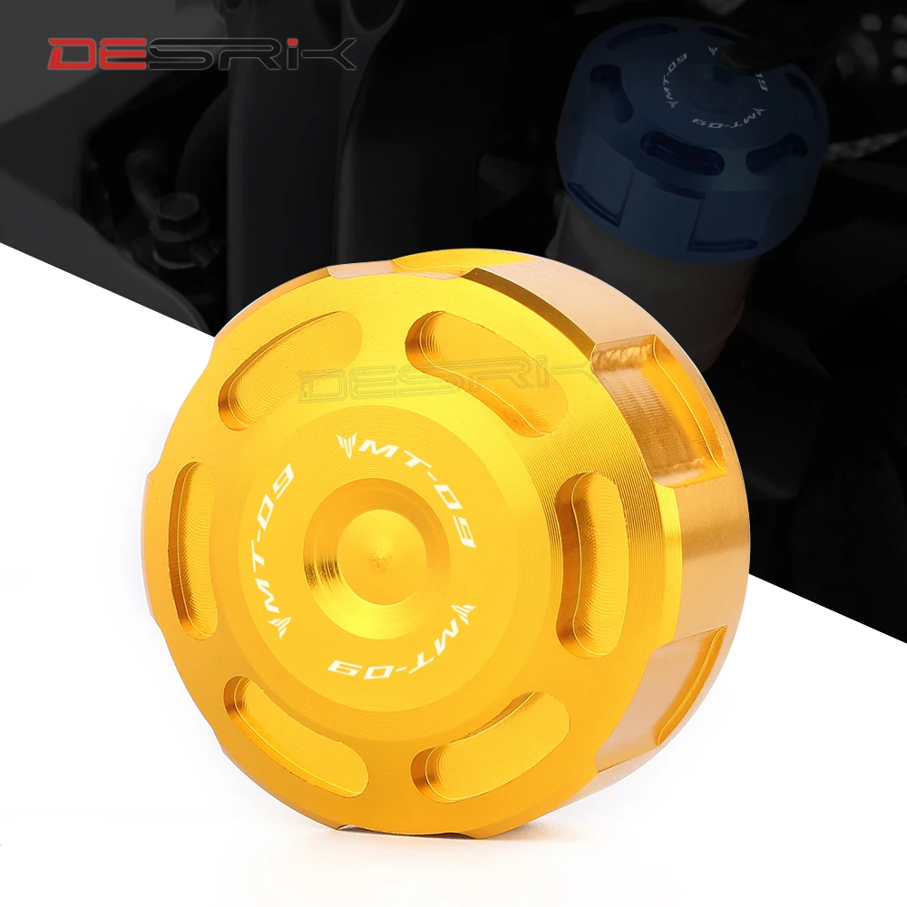 

High Quality Motorcycle CNC Cylinder Reservo Rear brake reservoir cover caps For Yamaha MT09 MT-09 FZ09 2013-2016 2017 2018