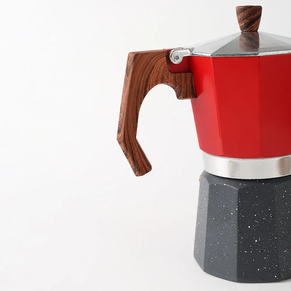 

150/300ML Household Mocha Coffee Pot Italian Battery Stove Heating Set Pumpkin Pot Series Kitchen Supplies