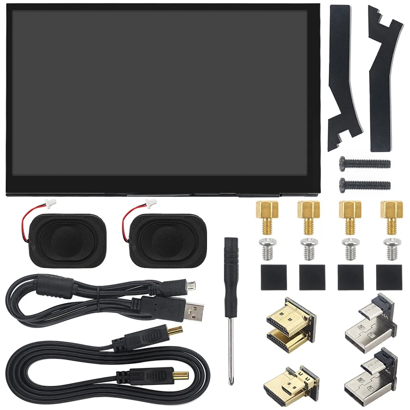 

7-дюймовый монитор Дисплей HDMI Пресс Экран с Динамик, подходит для Raspberry Pi, Jetson Nano, компьютерного Экран