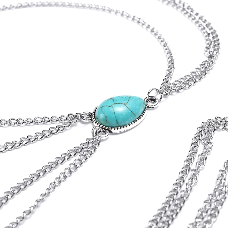 Пляжная цепочка с кисточками на бедра летняя женская бижутерия для тела