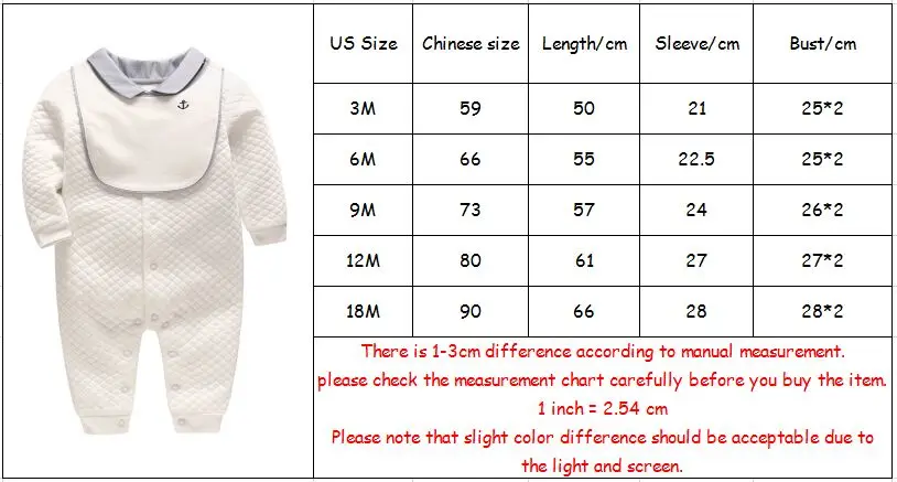 

New Winter Spring Gentlemen Baby Rompers Gentleman Infant Girls Boys Jumpers Kids Baby Outfits Clothes White 0-2Y