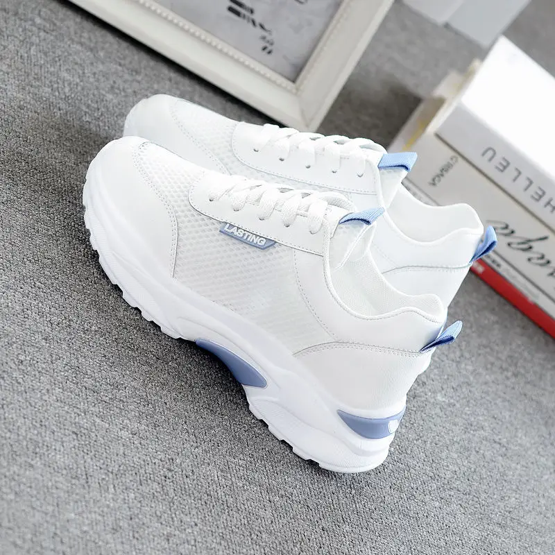 

High Quality Trainers Women's Platform Women Shoes Breathable Casual Women Running Chunky Sneakers Round Toe Leisure Women Shoes