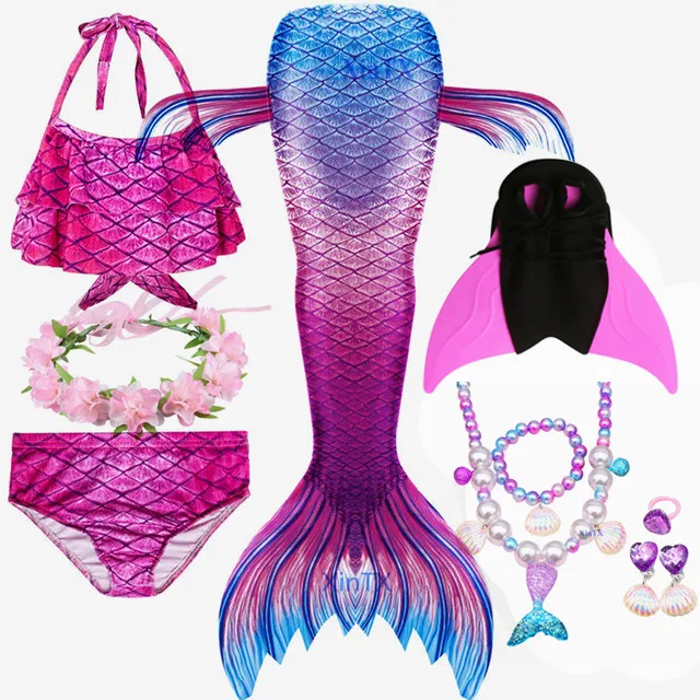 Новое поступление! Детская летняя пляжная одежда Ариэль|Костюмы для девочек| |