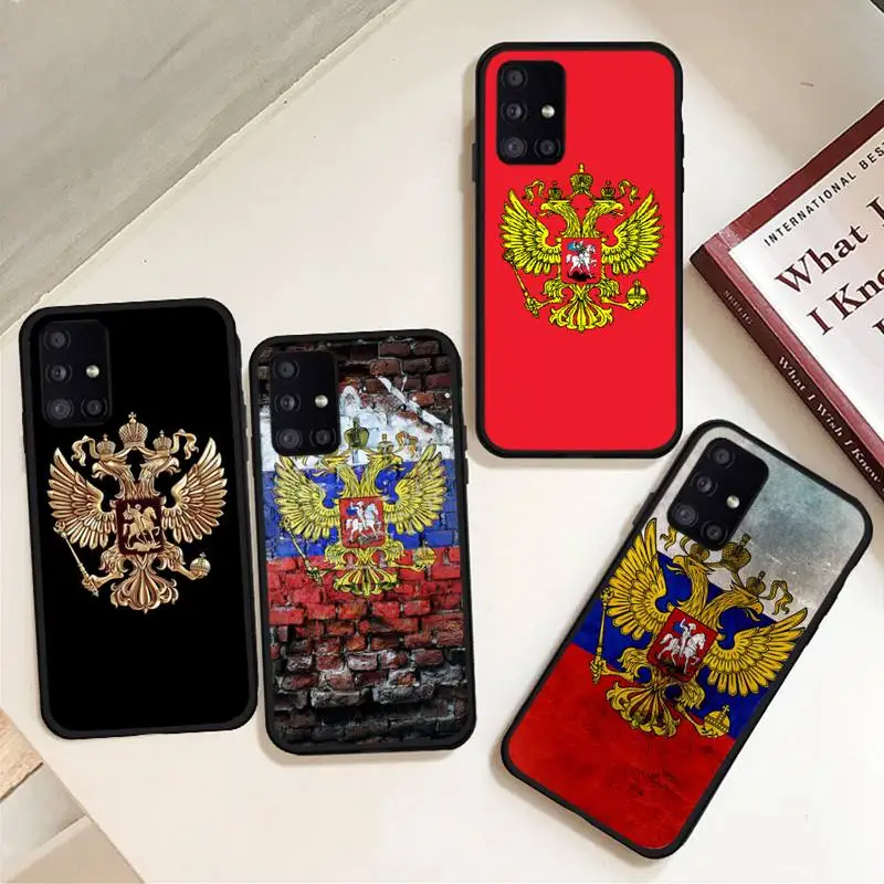 

Russia flag Emblem Phone Case For Samsung galaxy A S note 10 12 20 32 40 50 51 52 70 71 72 21 fe s ultra plus