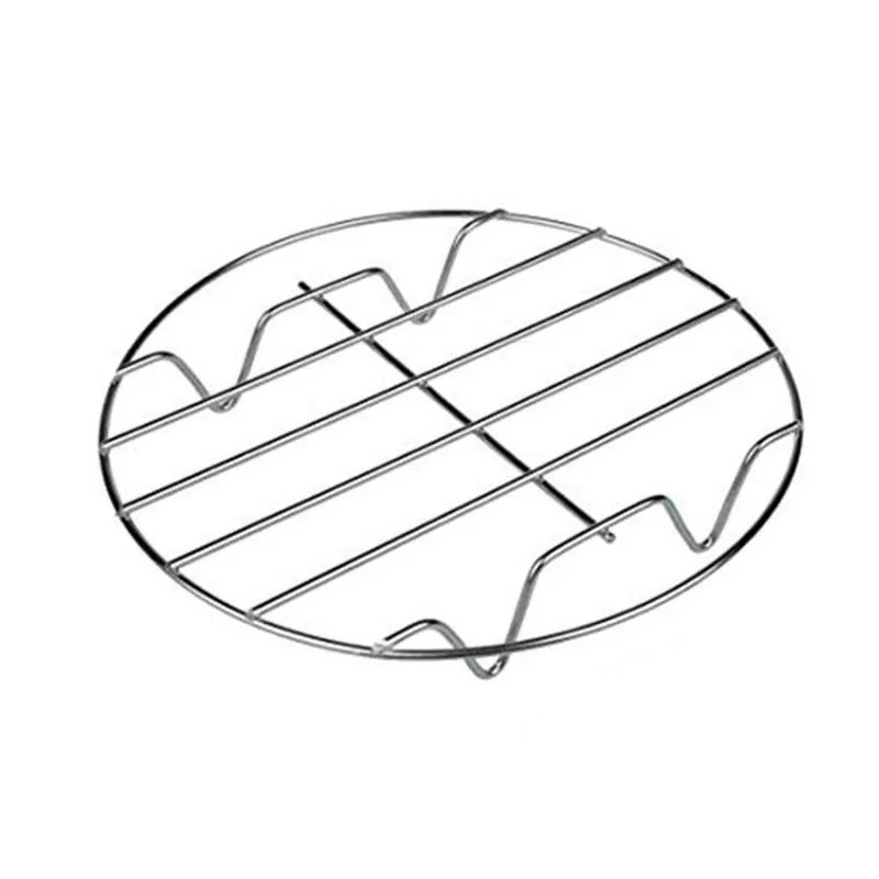 Single-layer Grill Rack Steel Air Fryer Accessories For 2.5qt-6.4qt Fryers 6/7/8/9inches | Дом и сад