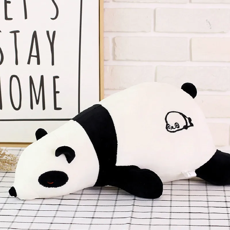 Comprar La Nueva Muñeca Molusk Suave Y Cómoda Panda Tumbado Pingüino León Marino Tumbado Perro Muñeca Almohada Para Novia Juguetes De Peluche Para Regalo