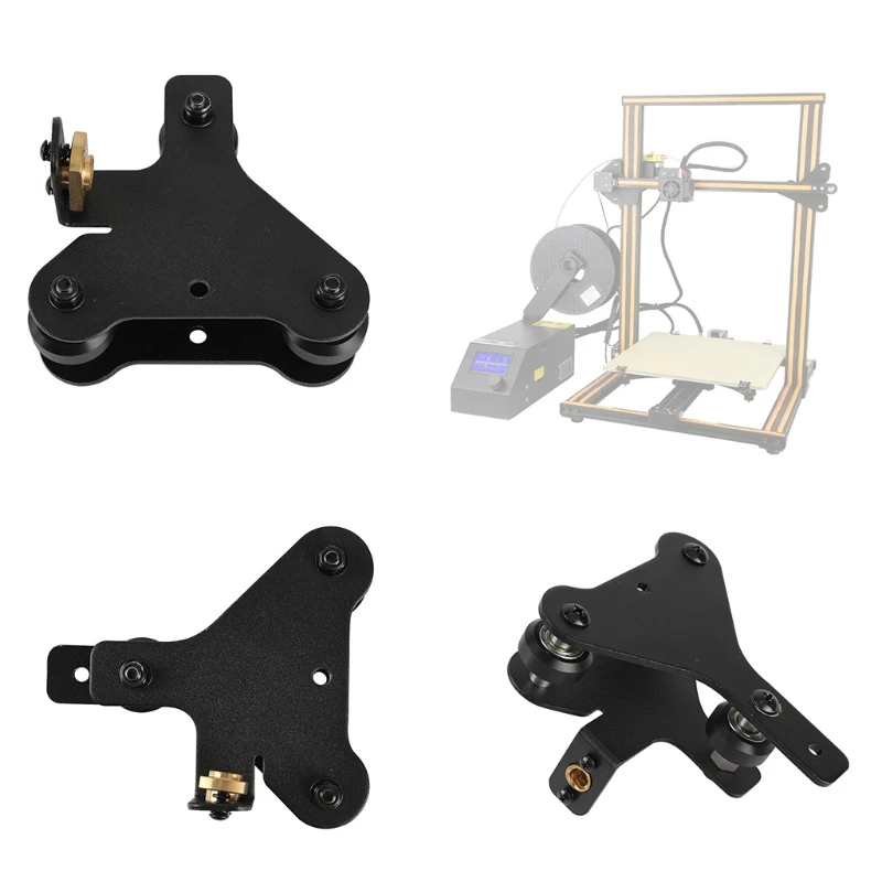 

3D Printer Parts CR10 S4/S5 X Axis Motor Mount Bracket Right X-Axis Motor Mount Plate With Wheels T Nut