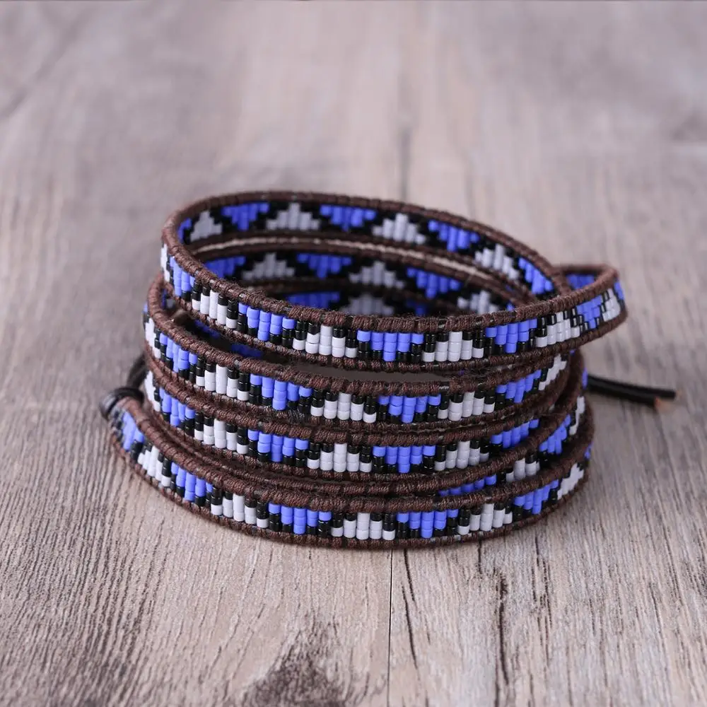 KELITCH винтажные женские и мужские браслеты ювелирные изделия плетеные модные Miyuki