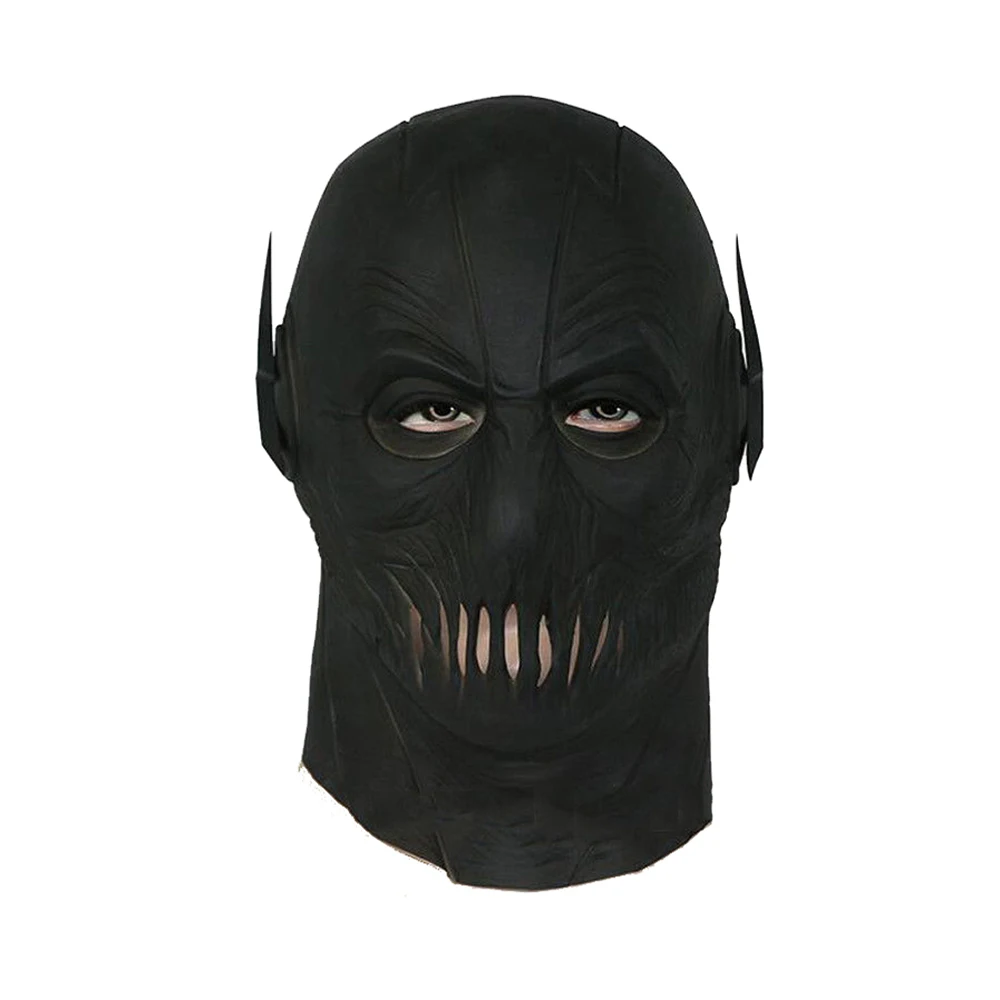 Zoom The Flash Allen Masks Yellow Reverse Flash Mask Black Zoom Superhero Cosplay Helmet Prop Movie Latex Masks Cosplay Costume - Цвет: Zoom