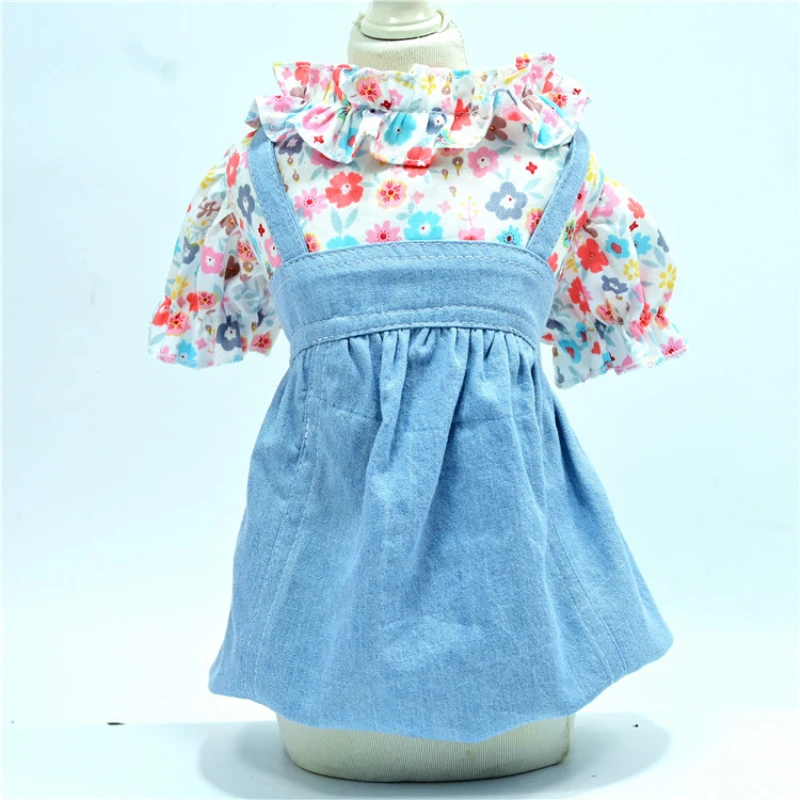 

Платье для собаки, одежда для домашних животных, кошек, собак, платья для щенков, одежда для йоркширского корги, померанского пуделя, искусст...