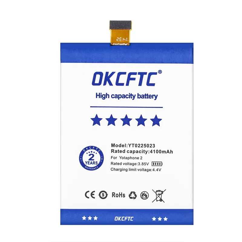 OKCFTC YT0225023 4100mAh Battery for Yotaphone 2 YD201 YD206 Batteries |