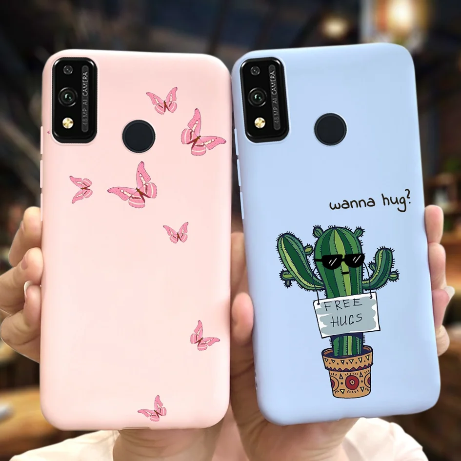 Чехол для Honor 9X Lite чехол Huawei тонкий силиконовый мягкий Honor9X 9X9XLite с цветочным