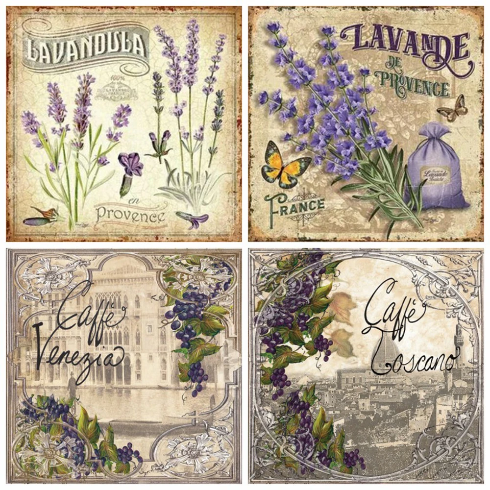 

EverShine Diamond Painting Full square lavender Diamond embroidery Flowers Cross Stitch Diamond Art Text Handmade Home decor