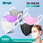 Elough Mascarillas KN 95 сертифицированная FFP2mask 4-слойная цветная FFP2 маска 3D для лица, тушь KN95 Женская Мужская респираторная маска FPP2