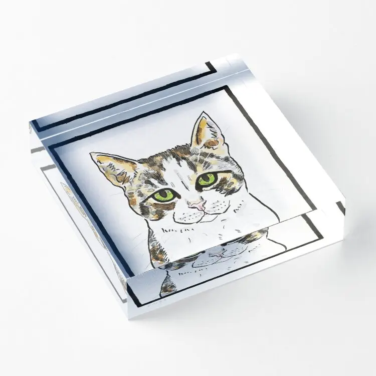 

Bespoke Zarqa Acrylic Block Funny Print Room Board Decor Cute Bedroom Family Stamping Fashionable Transparent Wedding Home
