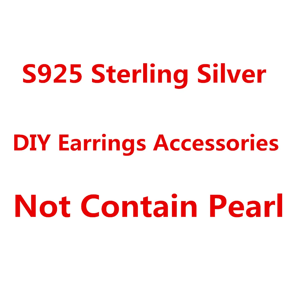 Горячая продажа материалы для сережек из жемчуга-серьги стерлингового серебра