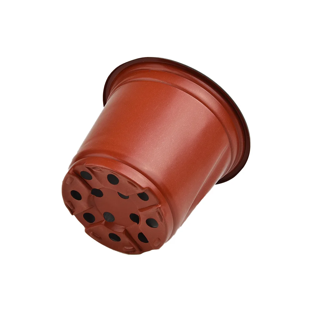 

Garden Nursery Pot Bowl 100pcs Plant Plastic Container Planter Flowerpot