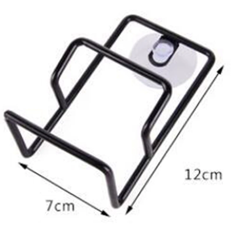 

2020 Metal Suction Cup Sink Drain Rack Sponge Storage Drying Holder Shelf Sundries Storage Rack Double Sink