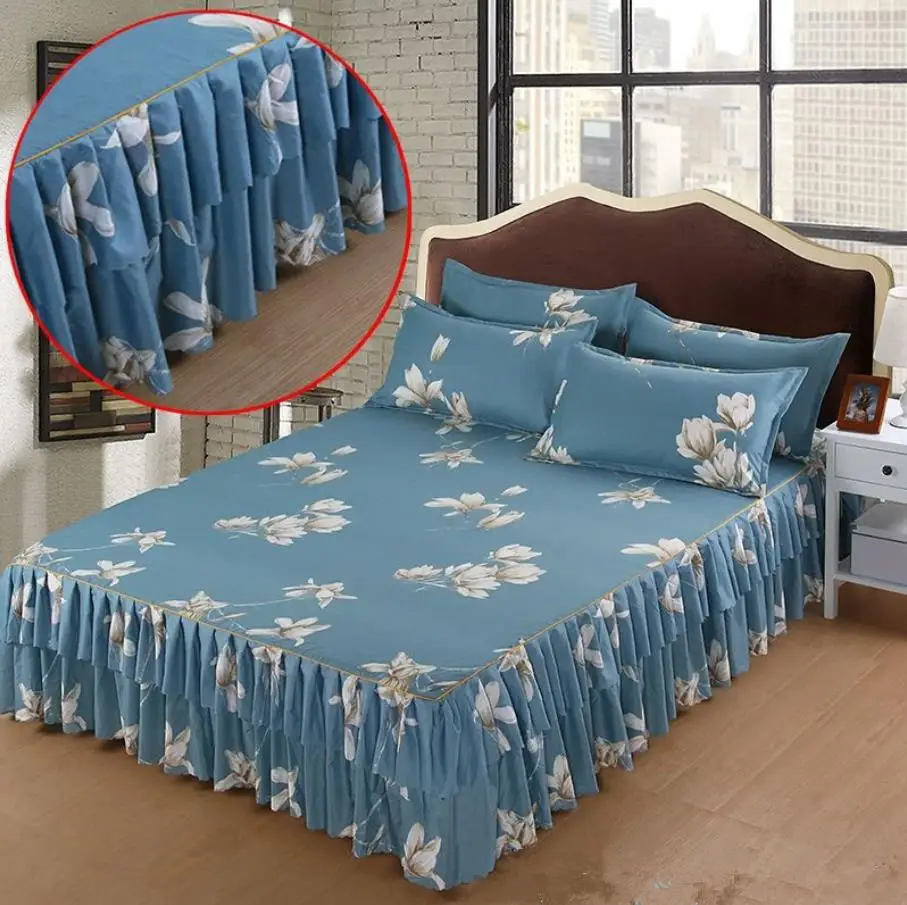 Постельное белье тонкое постельное с цветами устойчивое к пятнам для хозяйской