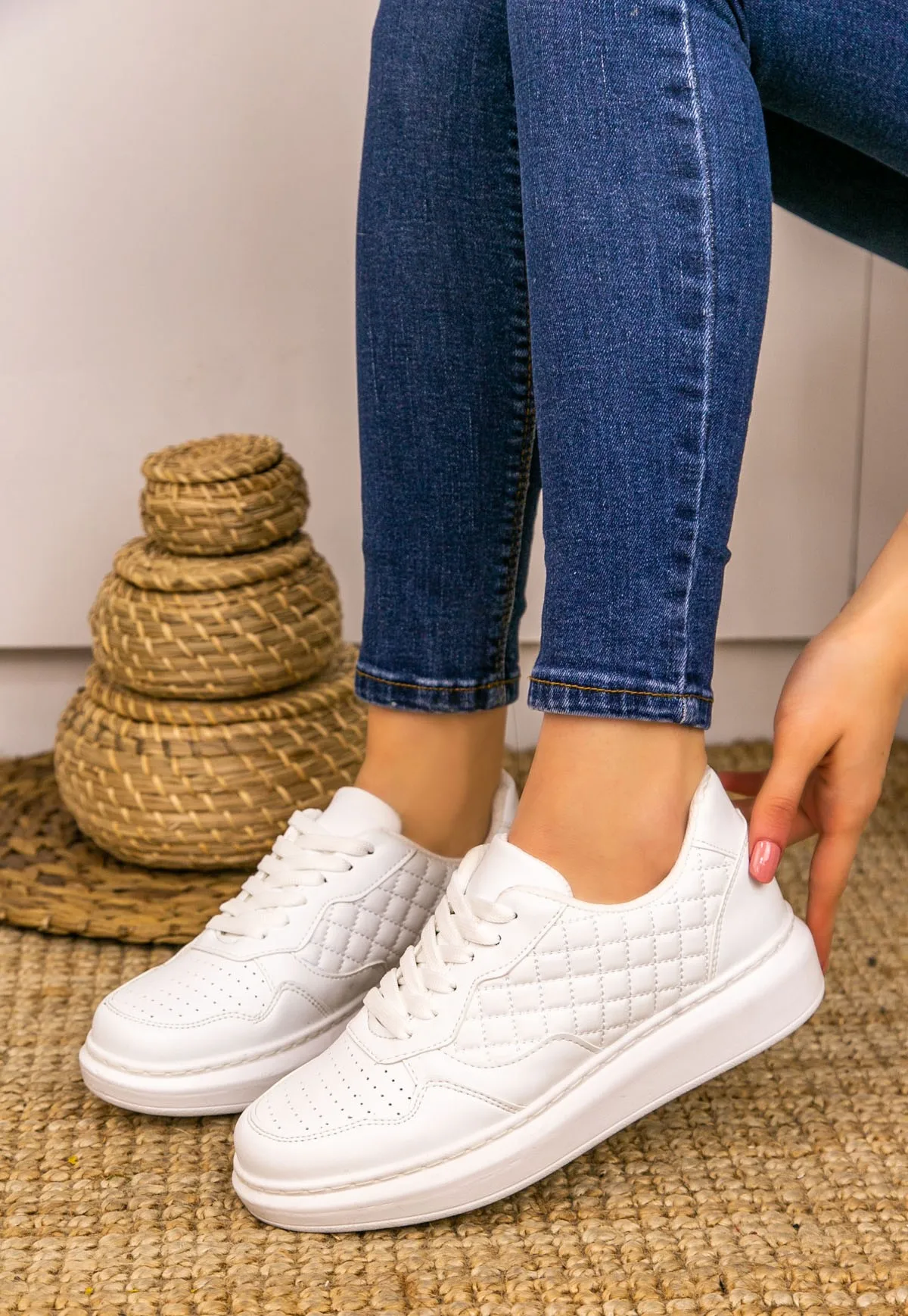 Султан лари кожаная дышащая белая женская обувь для тренировок на открытом