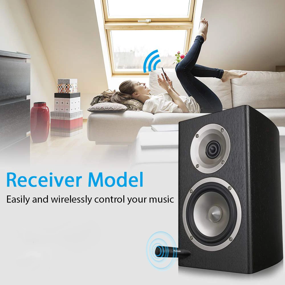 Беспроводной автомобильный комплект Bluetooth 5 0 разъем 3 мм AUX гарнитура стерео