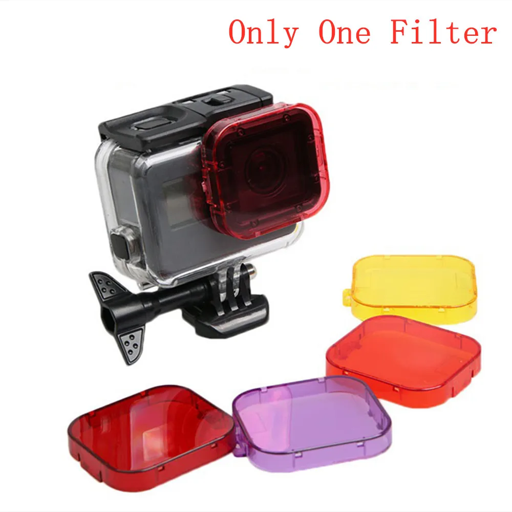 1 шт. чехол для объектива дайвинга Gopro Hero 5 Black|filters for gopro|diving filterdive filter gopro |