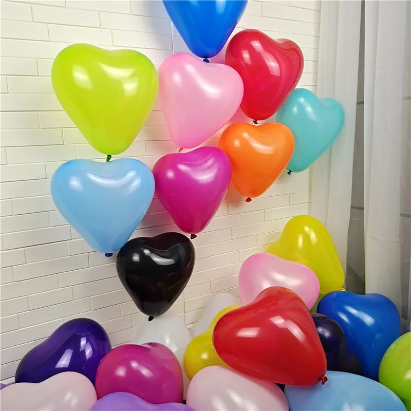 Круглый Латексные воздушные шары сердце Love надувной фотошар День Святого