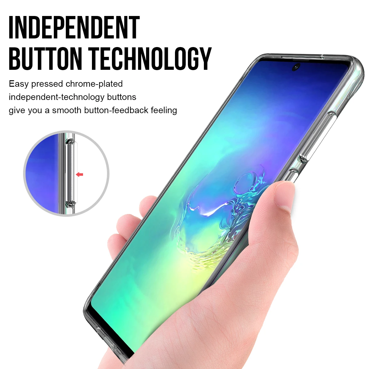 Чехол для Samsung Galaxy S20 Plus + мягкий ТПУ жесткий чехол из поликарбоната гибридный