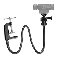 35ea camera bracket with enhanced desk jaw clamp flexible gooseneck stand for webcam brio 4k c925e c922x c922 c930e c930 c920